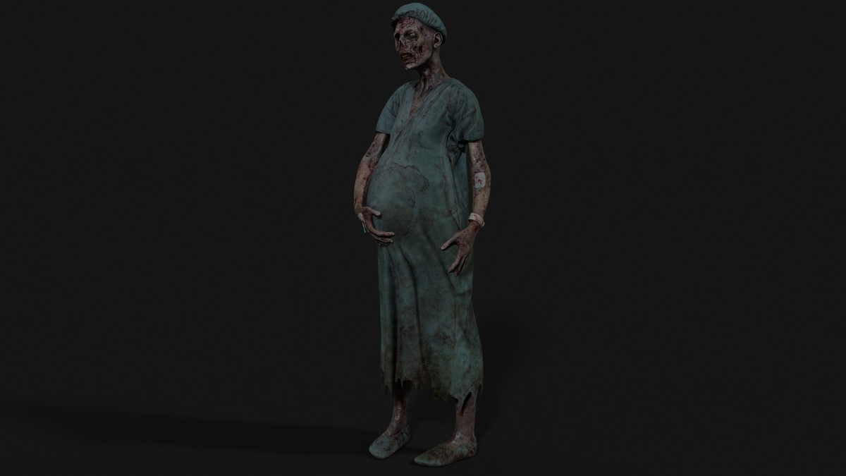 Pregnant Walker — Zombie Hospital Collection