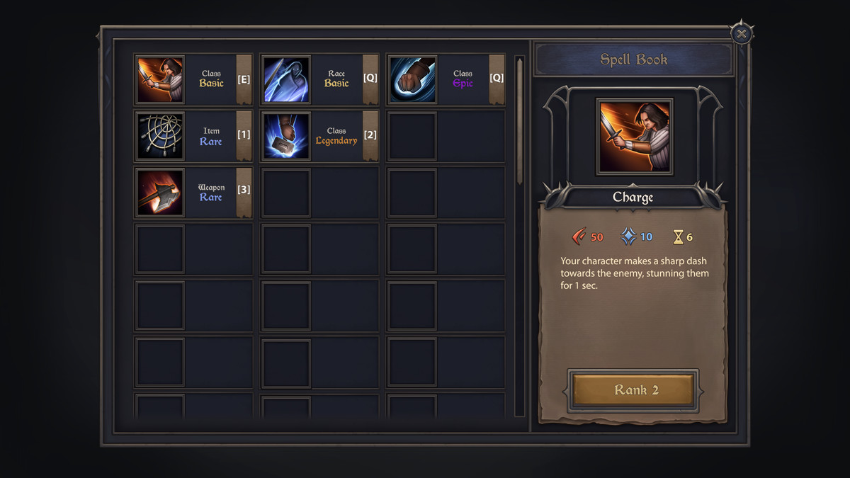 Legendary Warrior UI