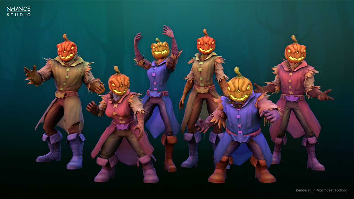 Stylized Fantasy Pumpkin Outfit