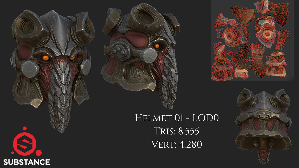 10 Helmets - Dark Fantasy Megapack