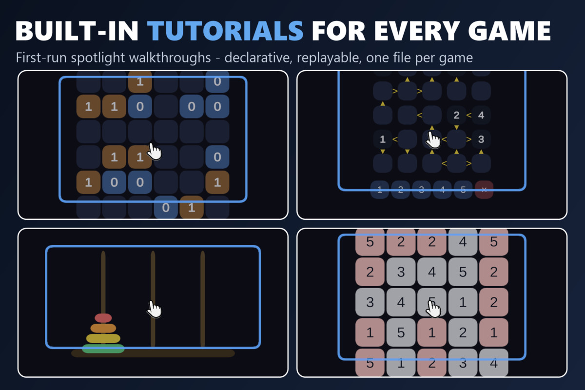Mini Game Templates Puzzles 3.0 - 10 Puzzles Starters for Unity