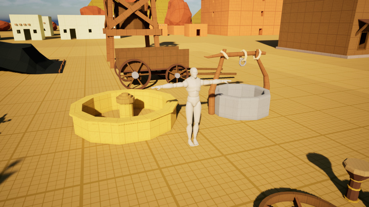 Desert Blockout Kit – 236 Modular Assets | Villages, Temples & Open Worlds