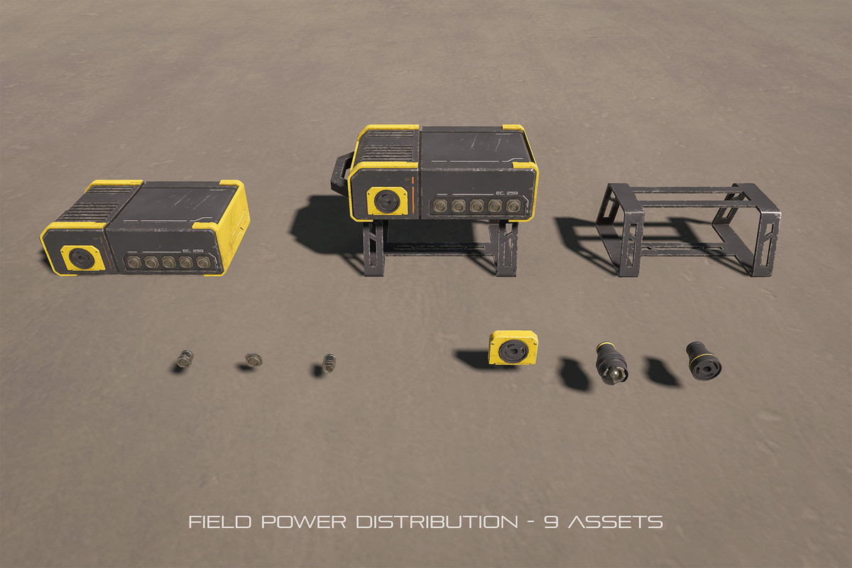 Frontier - Sci-Fi Power Generation, Fuel & Supply Bundle