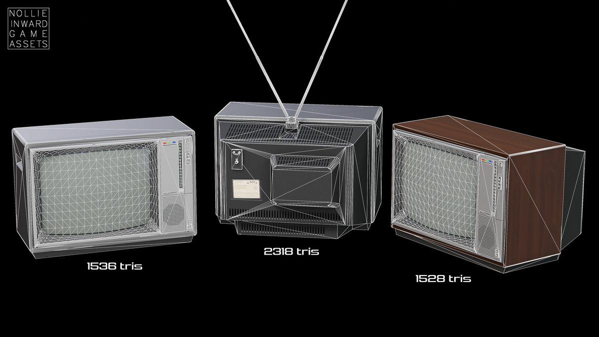 80s TVs Vol.1 Common Tabletop TVs