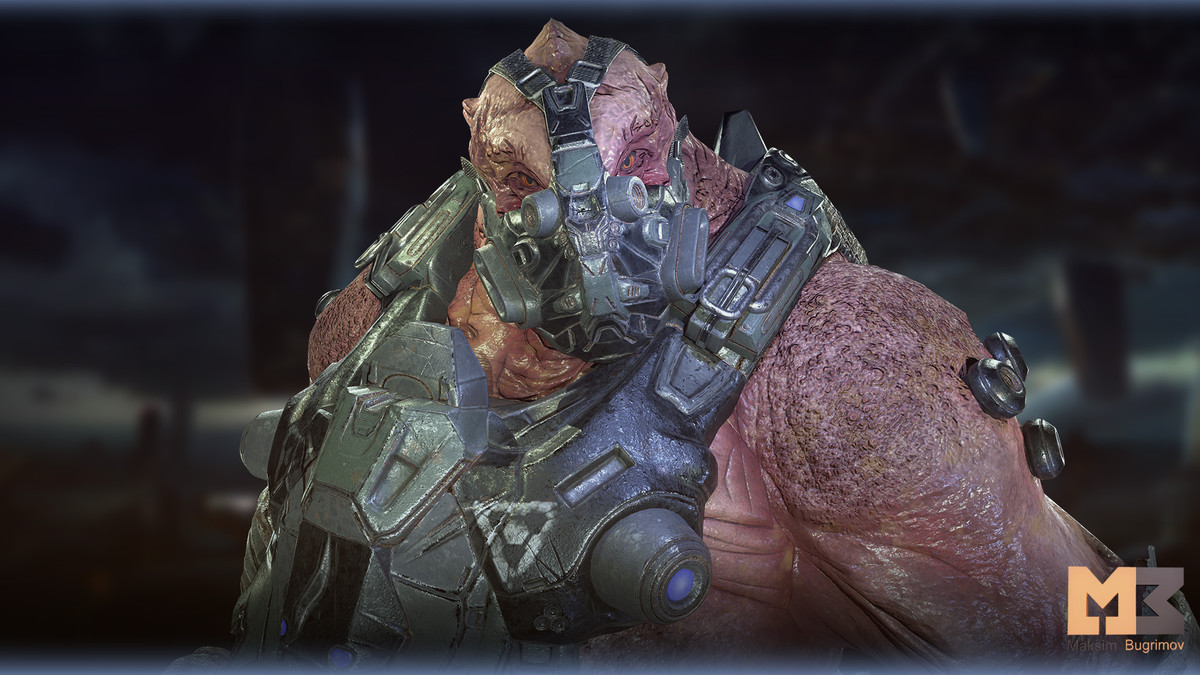 Charater Alien Warrior 02