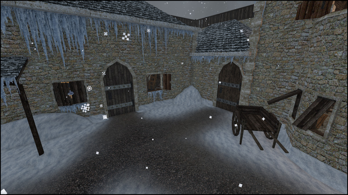 Cold Fortress - Retro Style Modular Environment Pack
