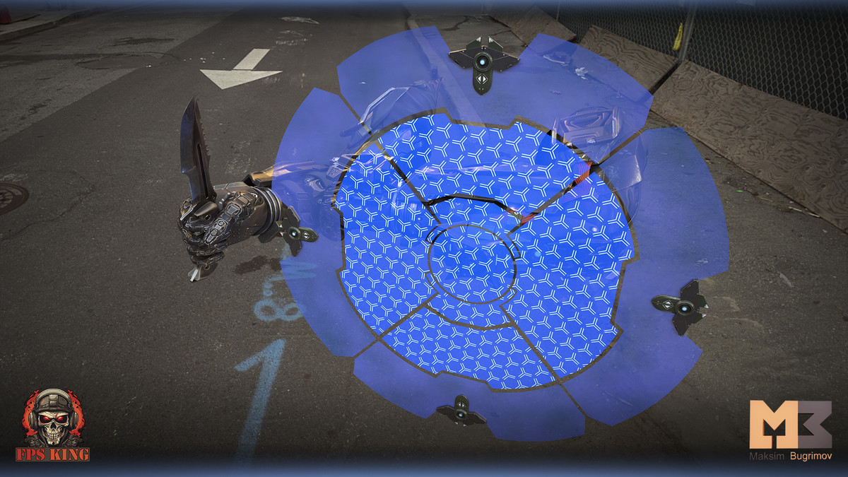 FPS Sci-Fi Hans With Knife (Animations)