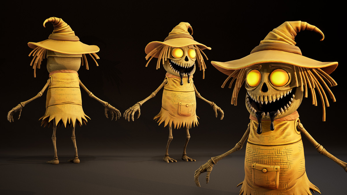 Stylized Scarecrow Character Pack