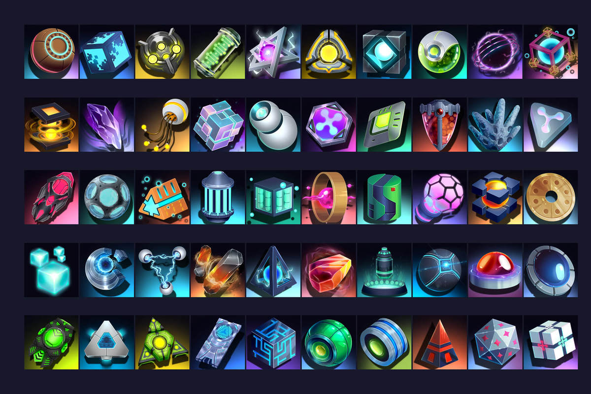 2700 Cyberpunk RPG Icons Pack