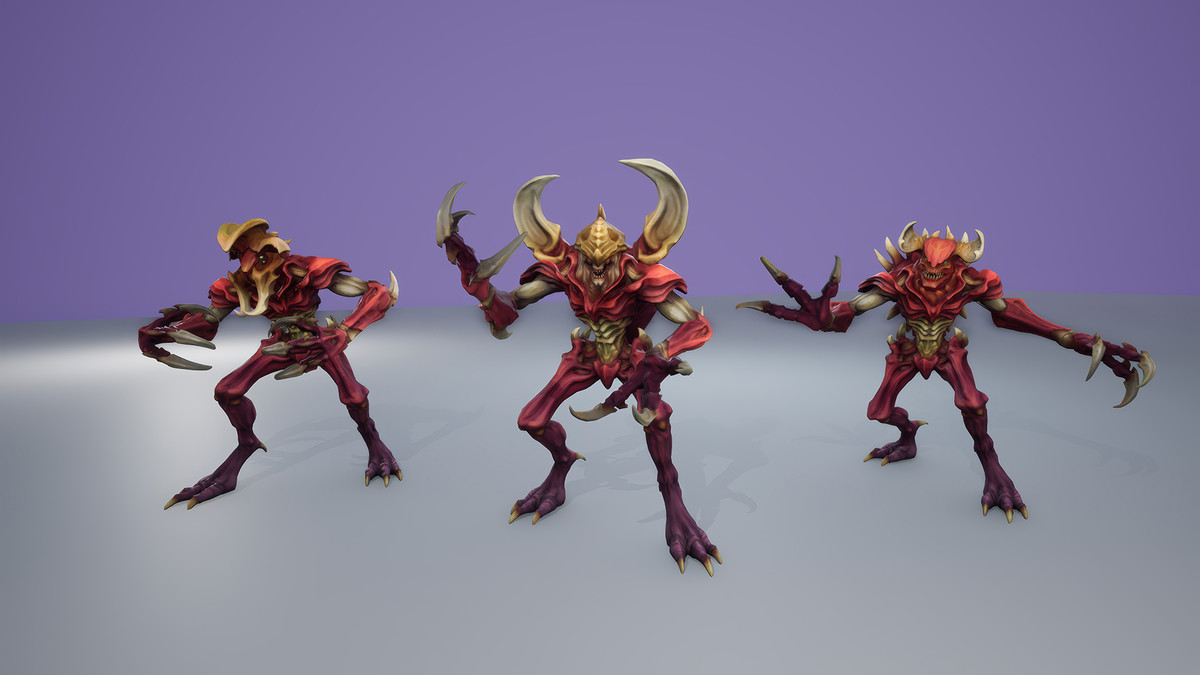 Stylized Modular Insect Monster