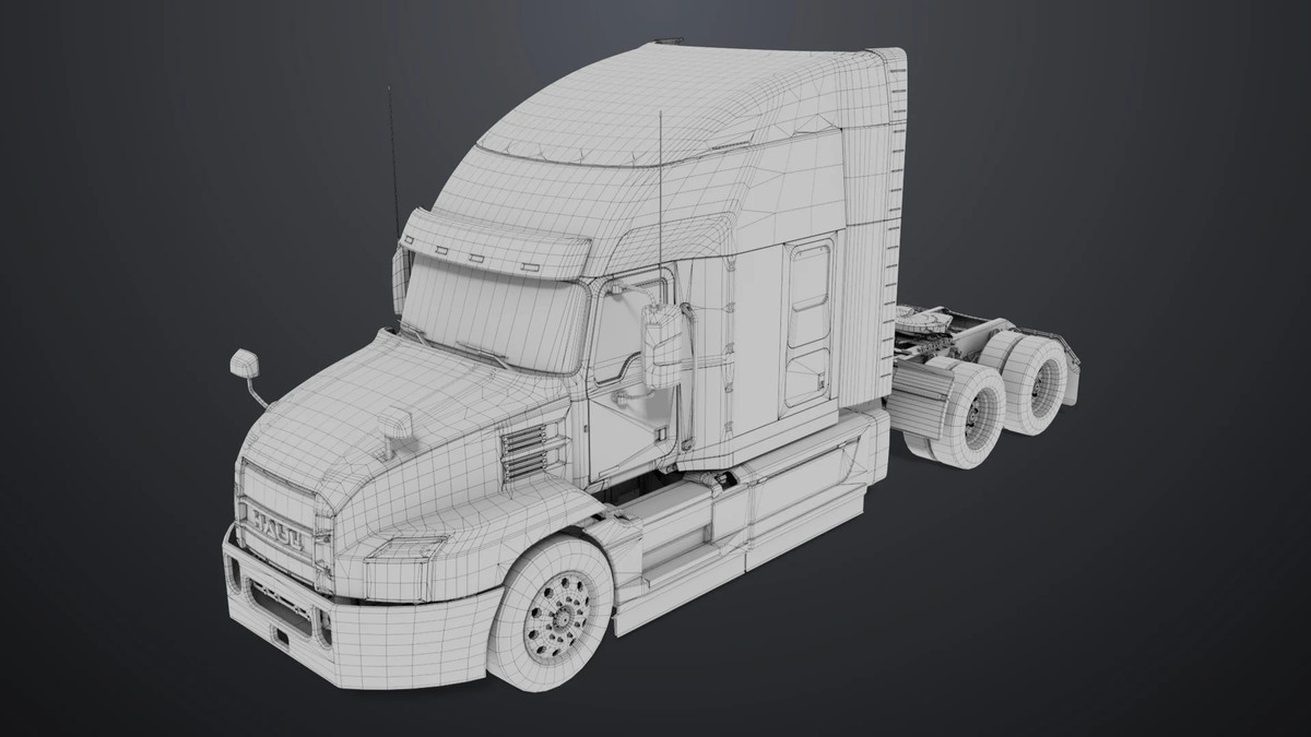Heavy Truck 6 Chassis Collection URP HDRP Textures