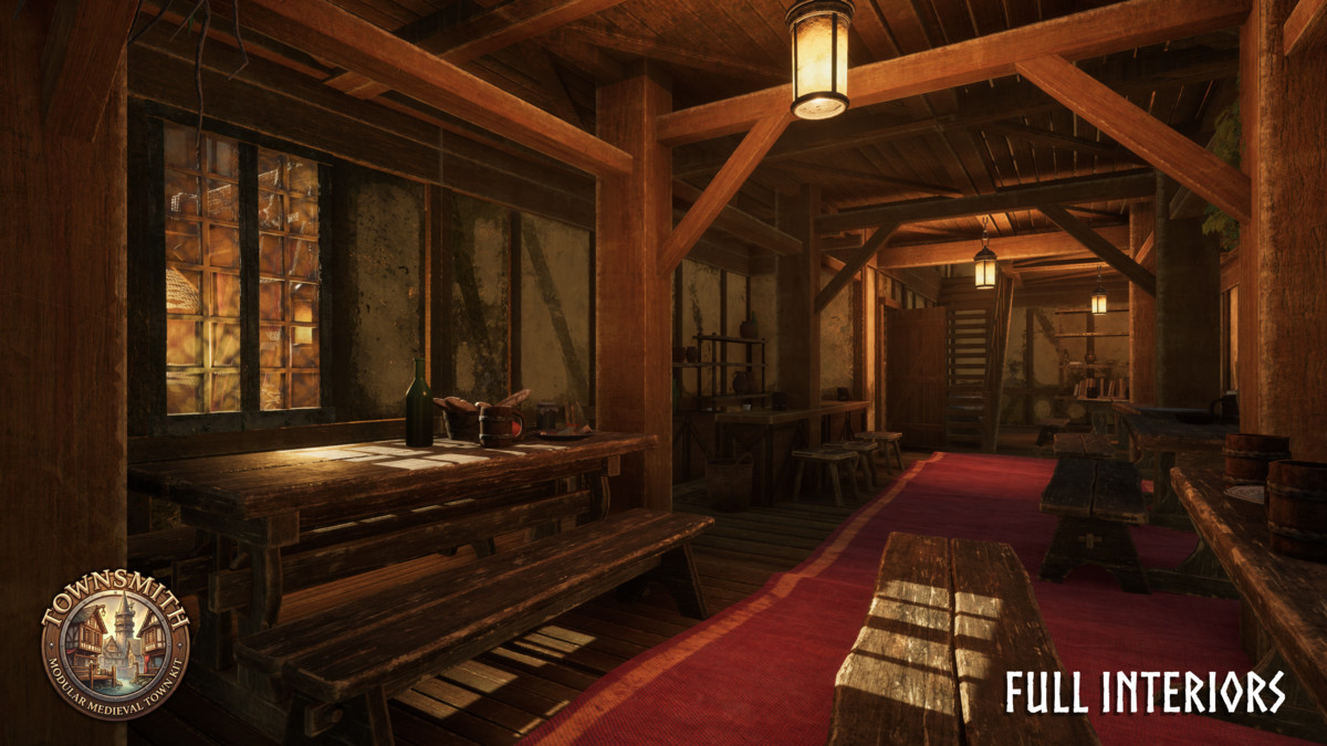 Townsmith: Modular Medieval Town (Medieval Town, Modular Fantasy Town, Town)