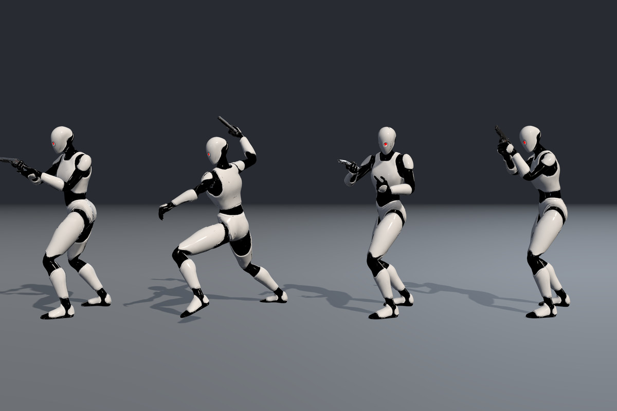 Female Pistol Animation