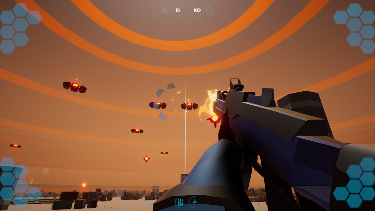 Sci-fi FPS Randomly Generated Full Game Example Template