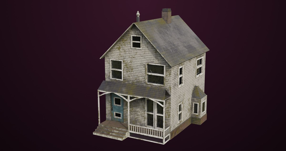 Old Dusty Vintage House 01 URP HDRP Textures