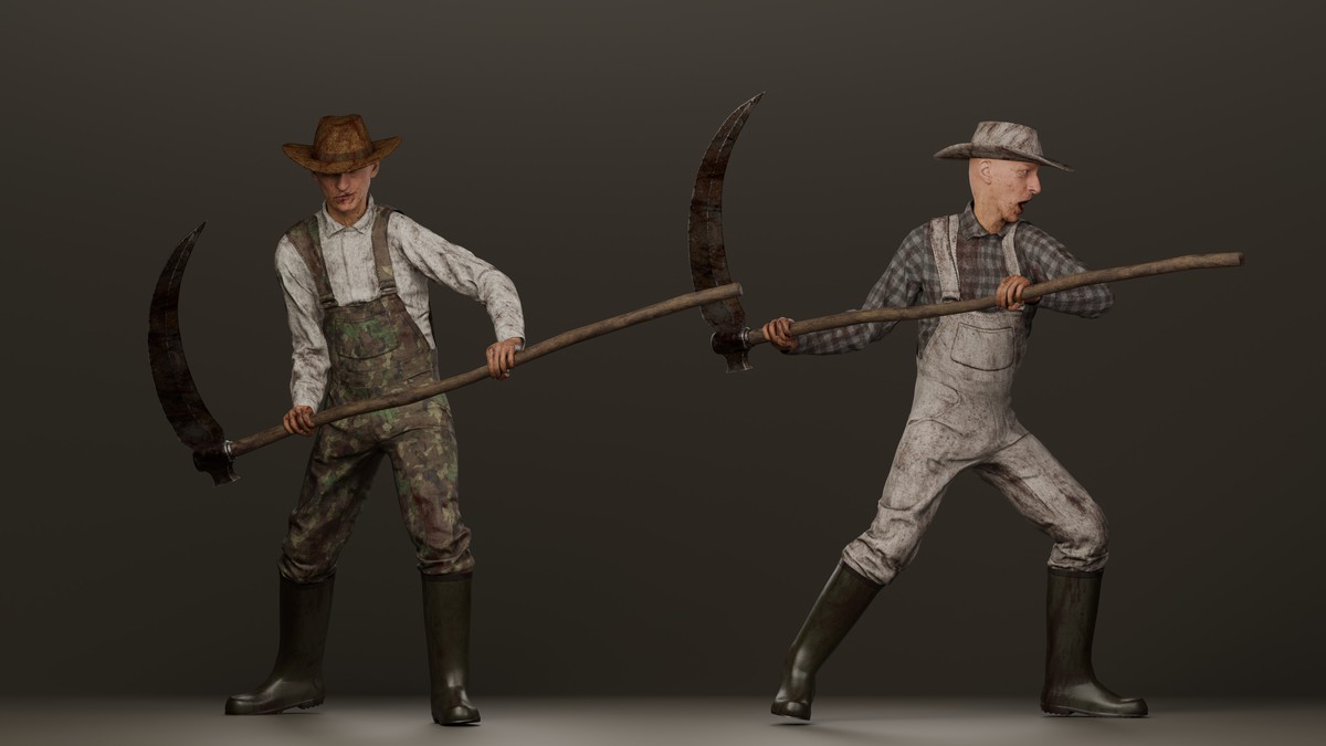 Maniac Farmer with Scythe