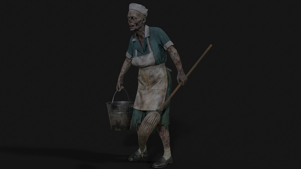Hospital Janitor — Zombie Hospital Collection