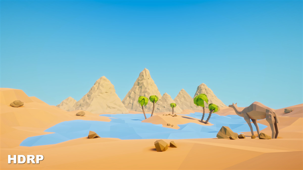 Low Poly Desert Egypts