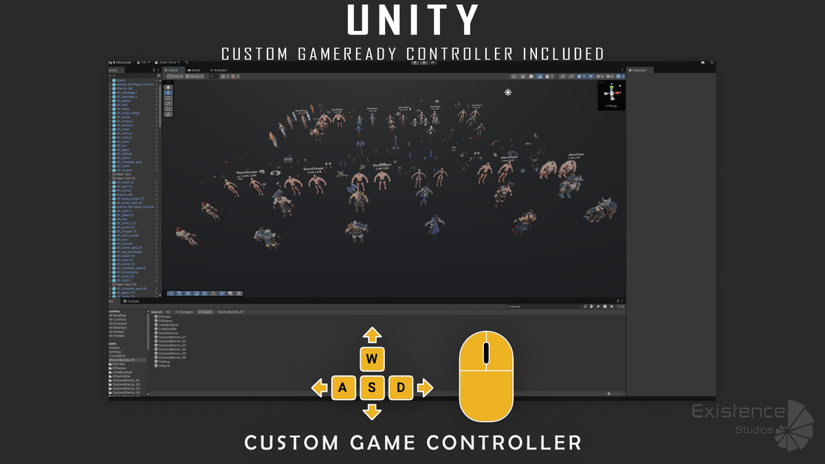 Creatures and Characters - 24x - Stylized Fantasy Massive Bundle Collection