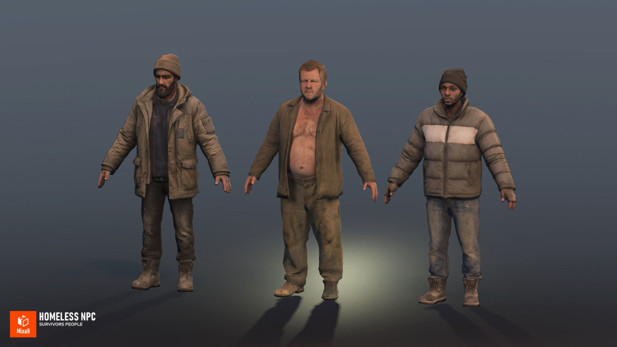 Homeless NPC - survivors people