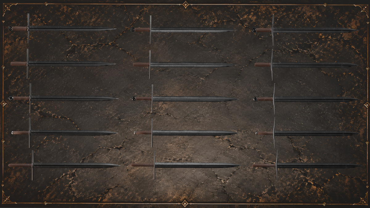 60 Dark Medieval Swords