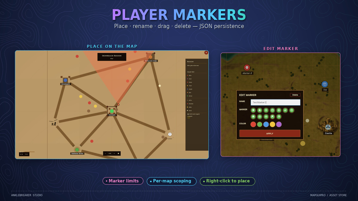 Map GUI Pro - Minimap, Map & Compass