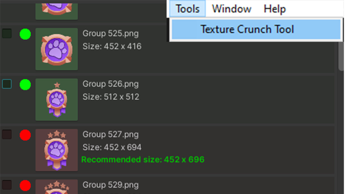 Texture Crunch Tool - Batch Fix & Resize Tool for Unity