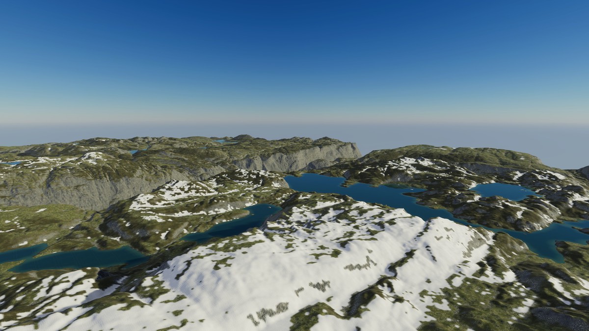 Norway Fjell Real-World Terrains 15 km