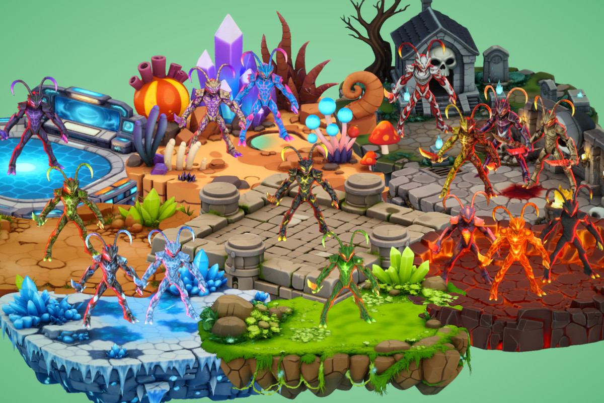 Festerkin - Stylized Fantasy Monster (Rig + Animation) – PixeliusVita