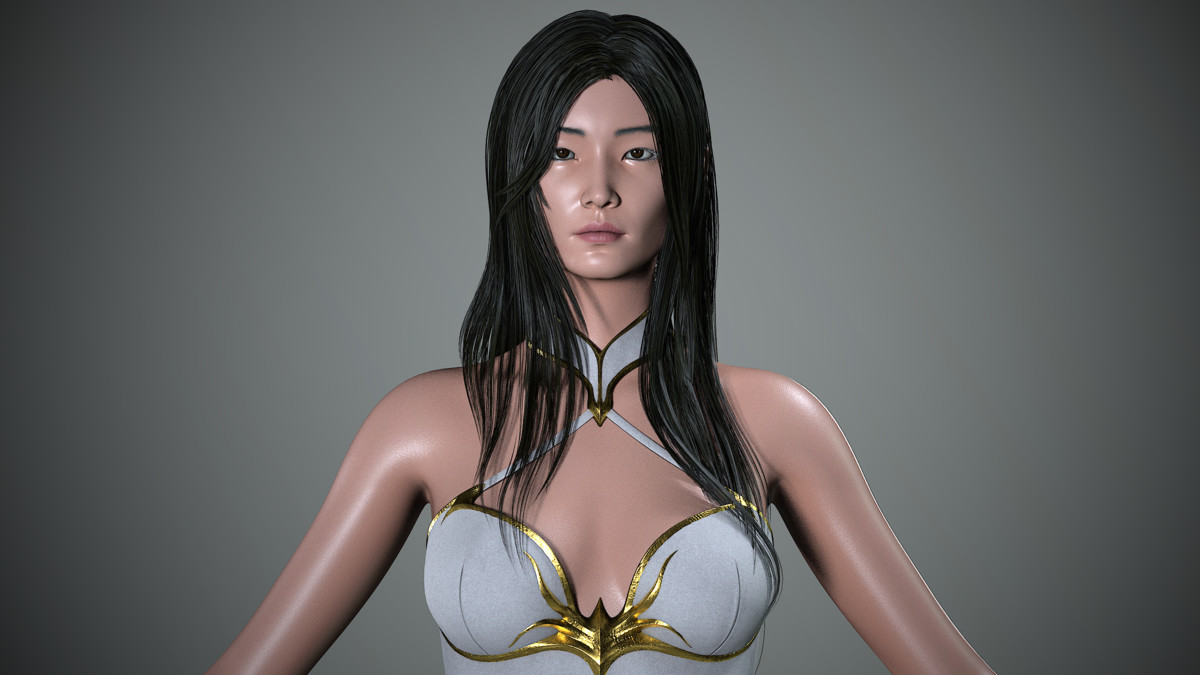Asian Fantasy Women Outfit_1