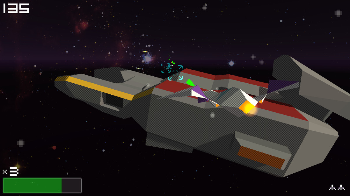 Retro Space Rail Shooter URP