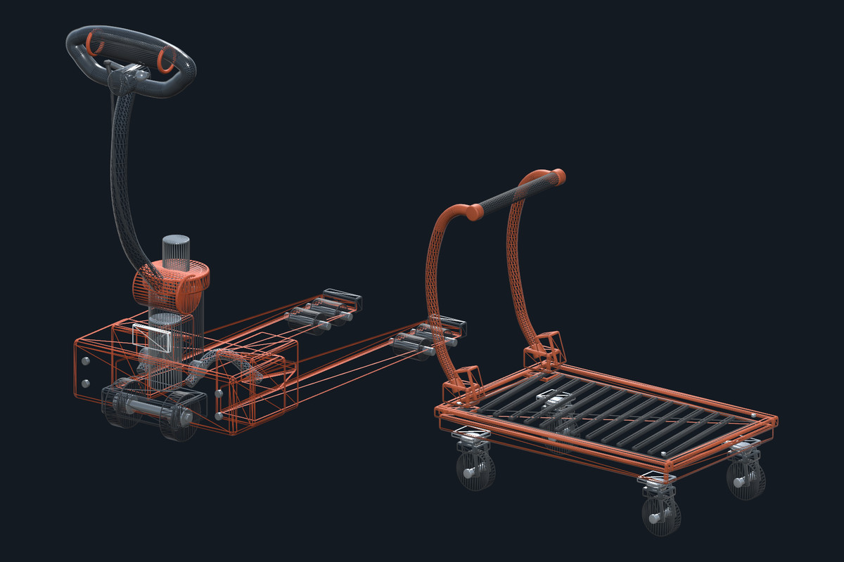 Warehouse Handling Pack - Pallet Jack and Platform Trolley