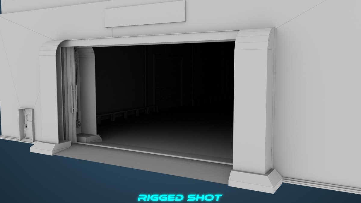 Logistic Cargo Warehouse Interior and Exterior URP HDRP Textures