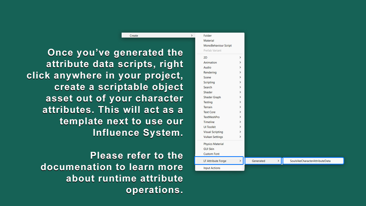 LF Attribute Forge Pro: No Code Stat Generator with Stat Influences and Scaling