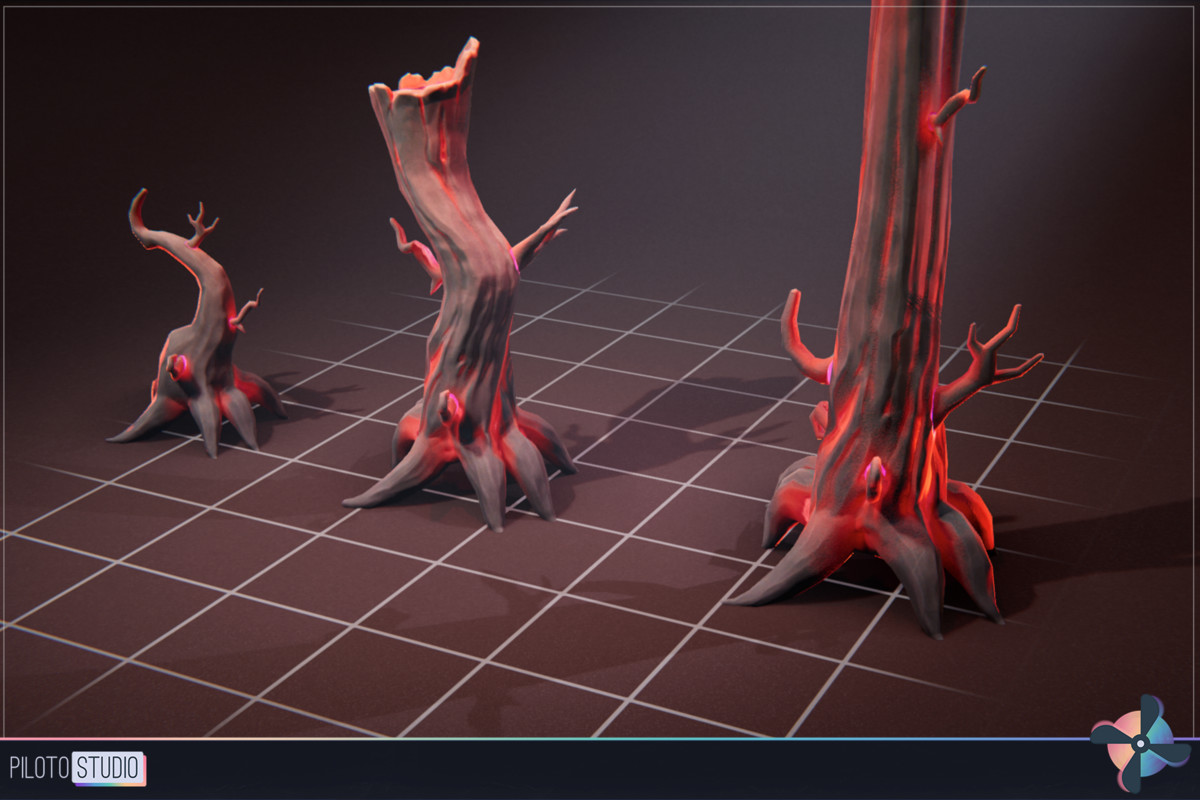 Spider Tree - 3 Characters + Animations