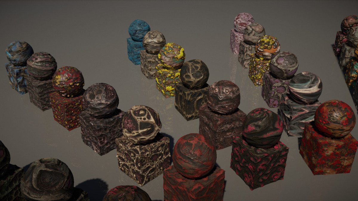 Alien Ground Materials - Organic