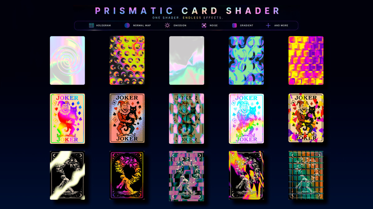 Prismatic Card Shader