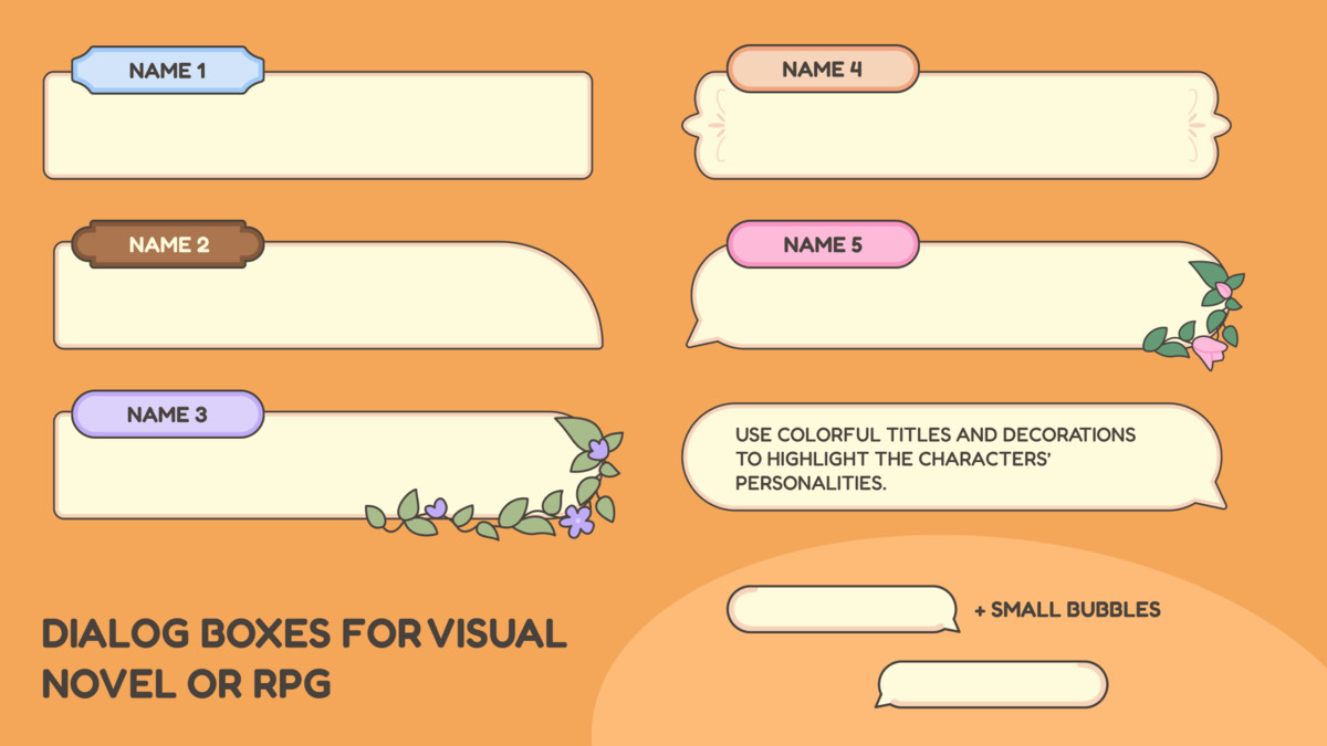 Cute Flower GUI Pack – Garden Style