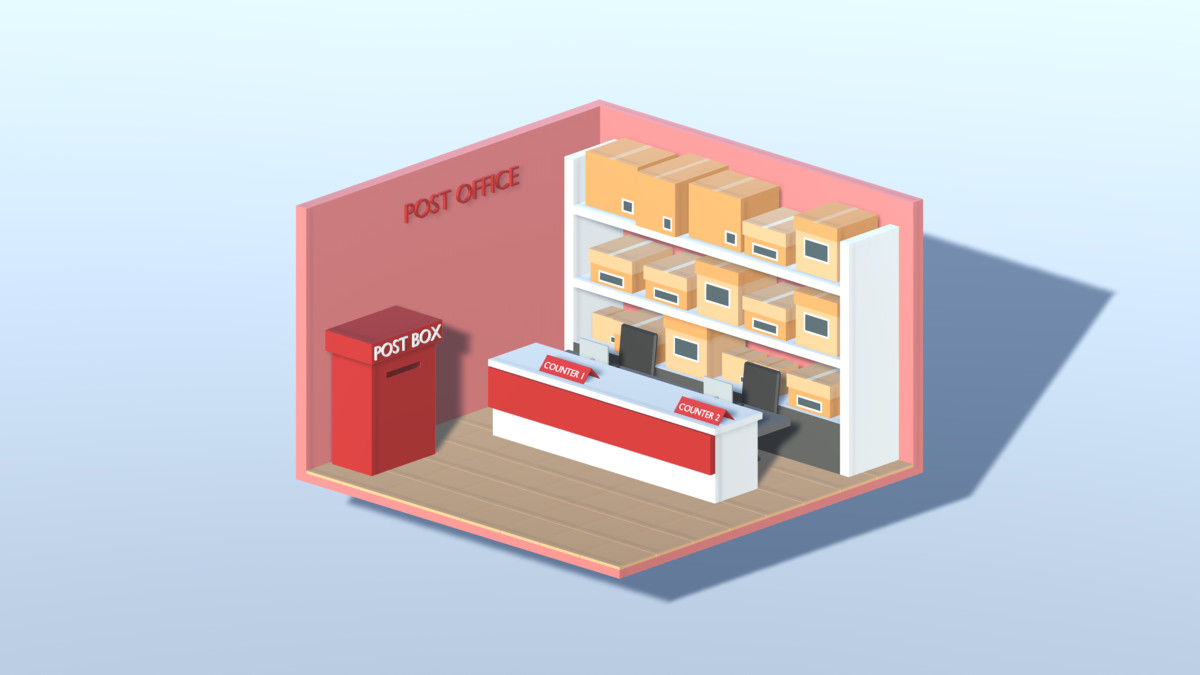 3D LOWPOLY WORK ROOMS