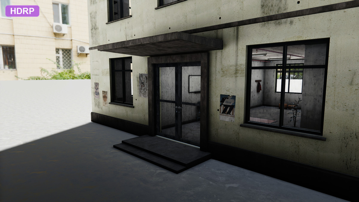 HD Rundown Business Complex (Full Interior + Exterior)