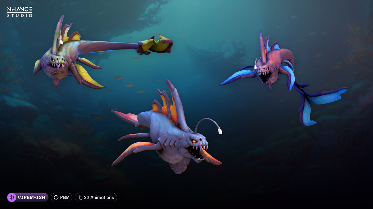 Stylized Sea Animals Bundle