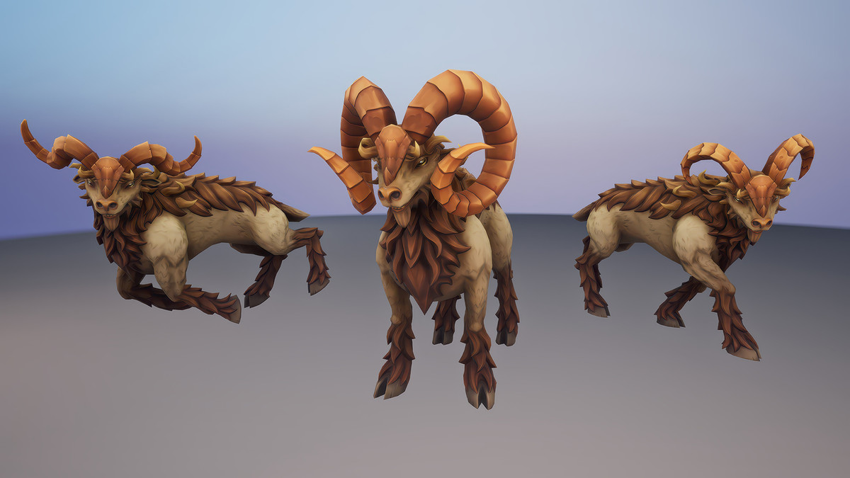 Stylized Modular Ram