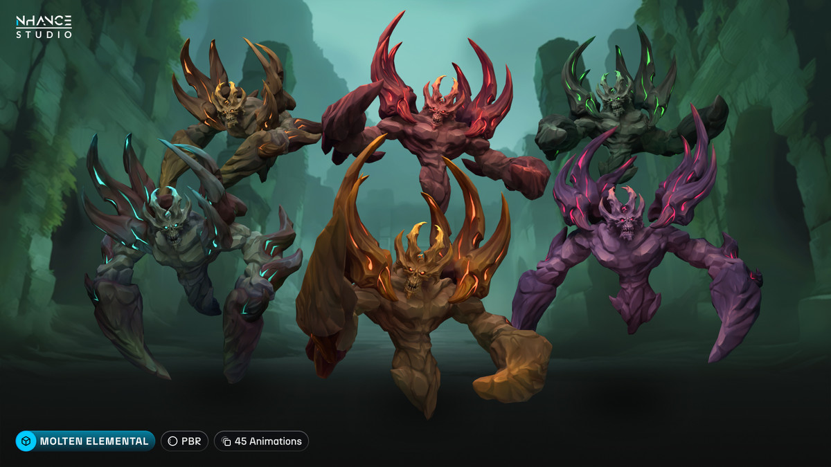 Stylized Fantasy Elementals Pack #2