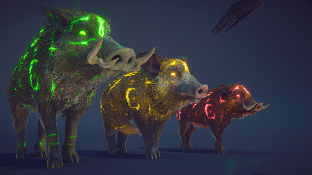 Realistic Boars