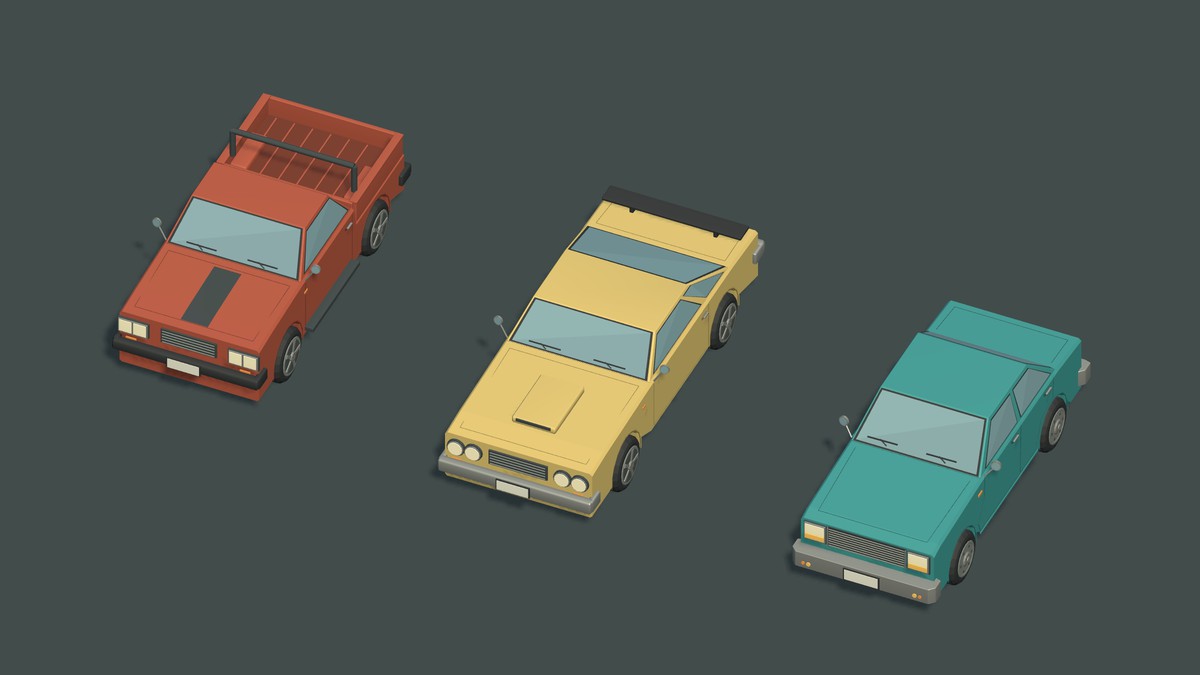 FrostDrive - Low Poly Retro Cars