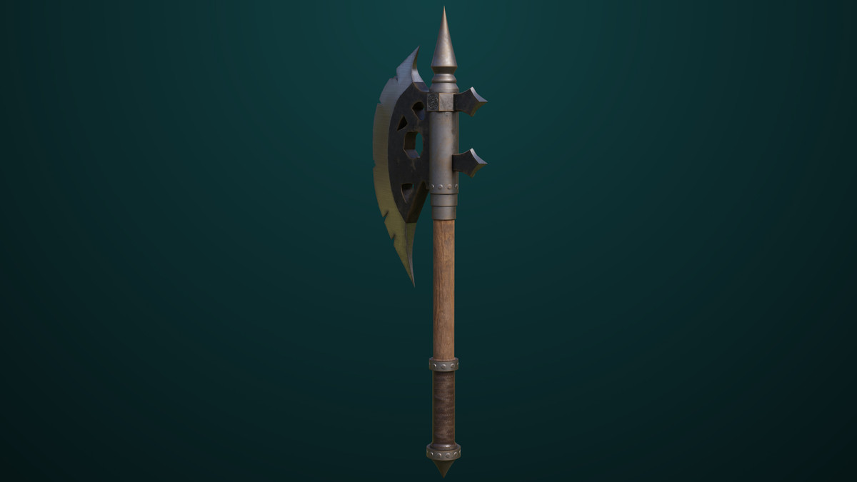 Battle Axe 16 URP HDRP Textures