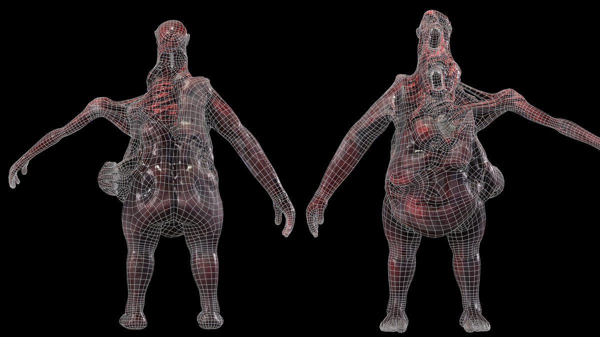 Alien Zombies Enemy Pack 1