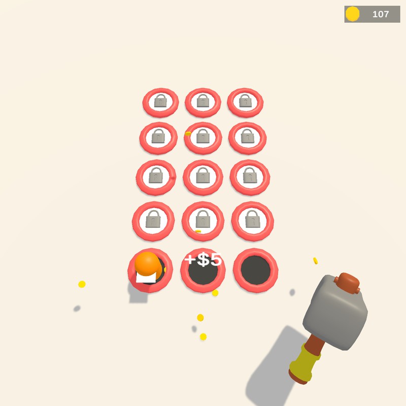 Simple whack a mole template