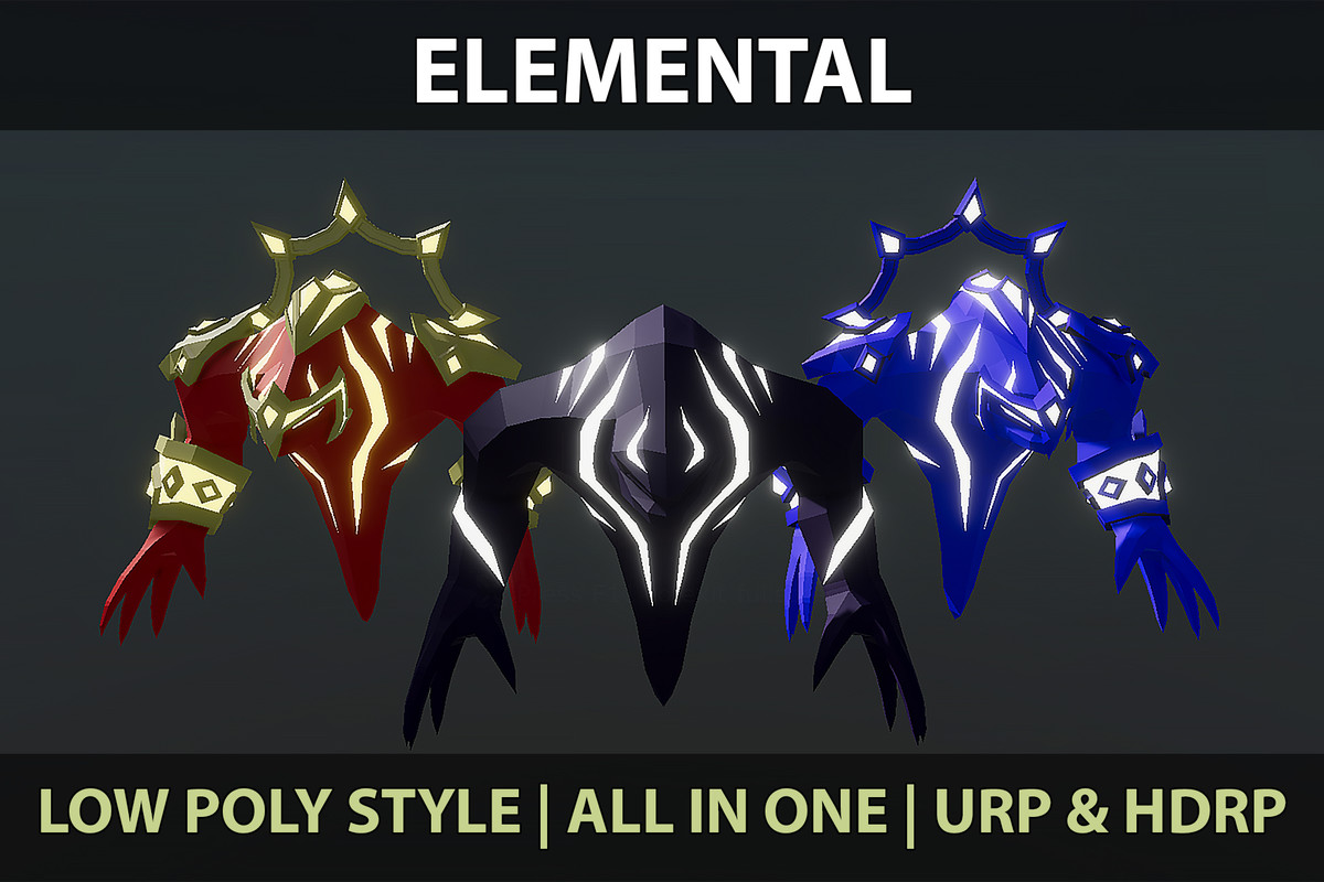 Low Poly Style Universe Collection
