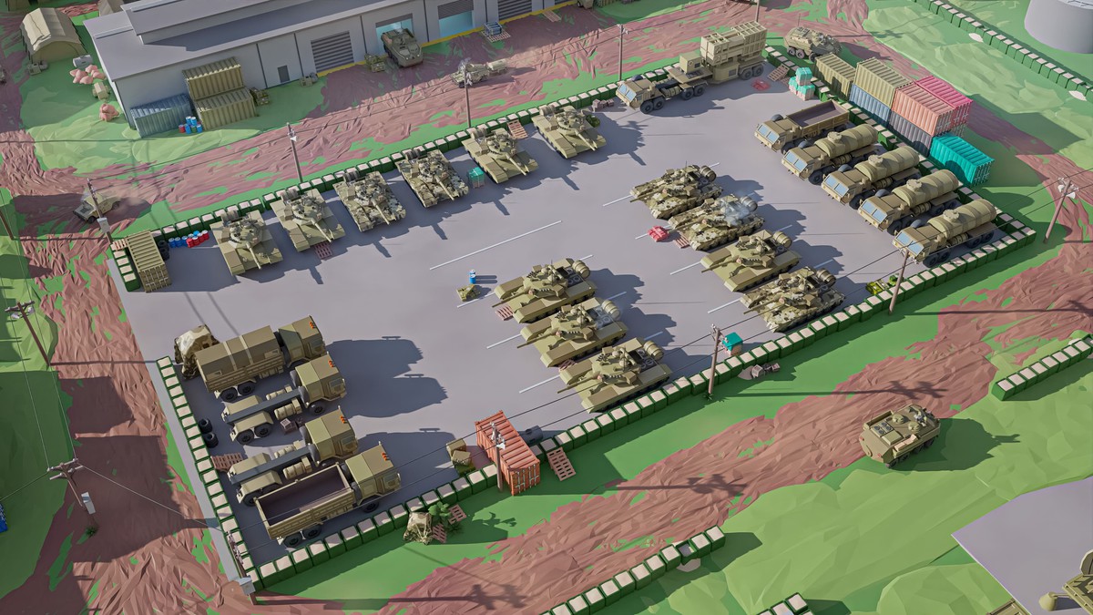 Military 2 - Low Poly 3D Models Pack